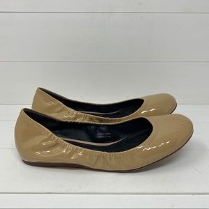 Vera Wang Vero Cuoio Leather Ballet Flats